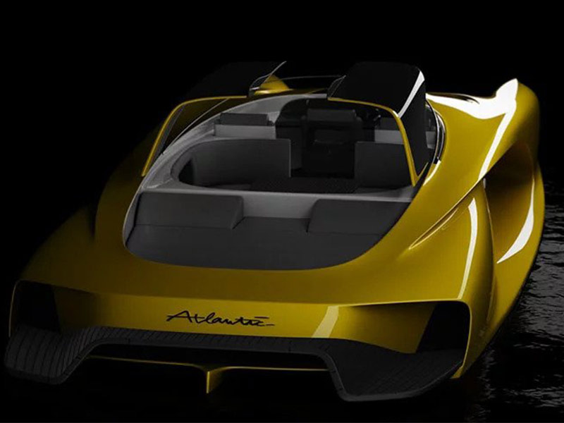 مصمم بوغاتي السابق يقدم يخت "أتلانتيك" المستوحى من سيارته المفضلة